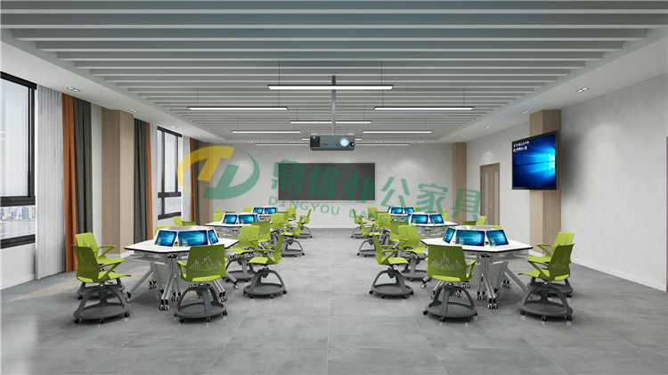 場合多用的智慧教室拼接桌椅 場合多用的智慧教室拼接桌椅